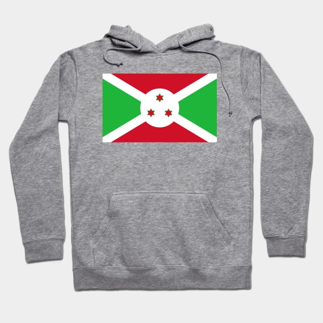 Flag of Burundi Hoodie by COUNTRY FLAGS